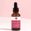 bote de serum DMAE LIFT 10 de Segle en tono rosa intenso con dosificador en gotero y colores rosa intenso